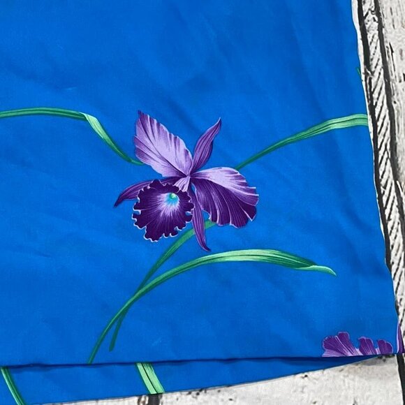 Vintage Hawaiian Floral Button Down 1980s Hawaii Casual Honeymoon Shirt - Picture 3 of 7